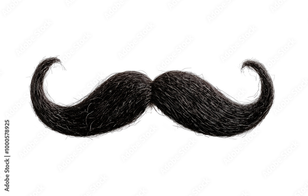 Stylized Mustache Illustration Stylized Mustache Illustration