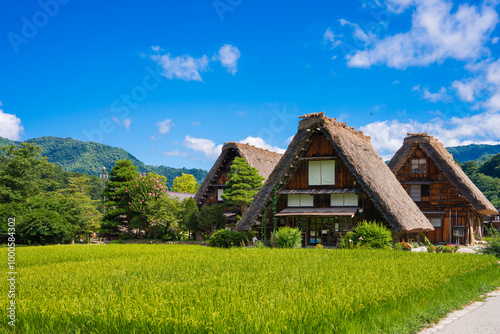 白川郷の美しい風景