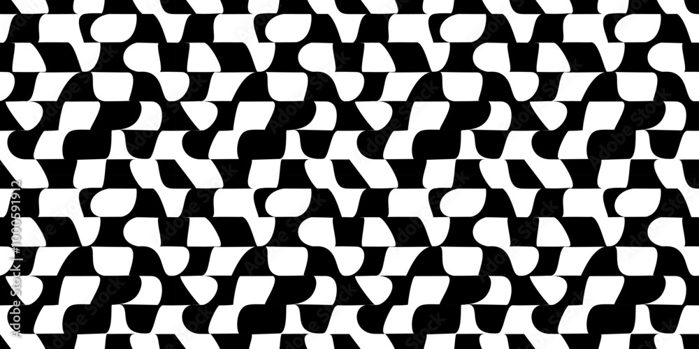 Psychedelic checkerboard pattern Psychedelic checkerboard pattern