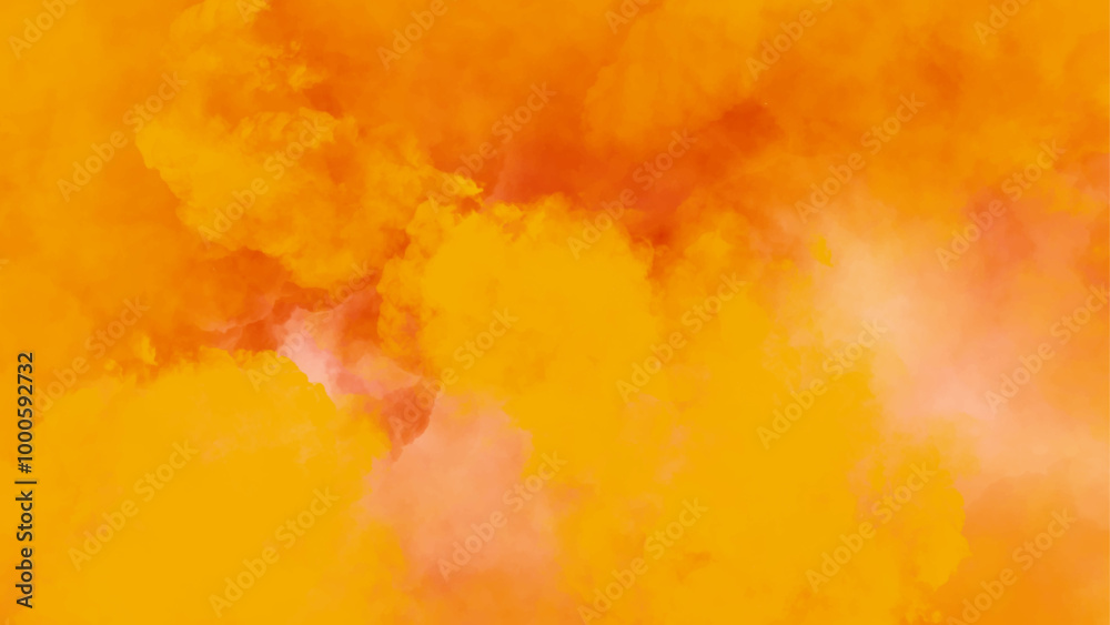 Fototapeta premium Red orange and yellow background, orange and yellow background. Yellow or orange watercolor background texture with grunge effect