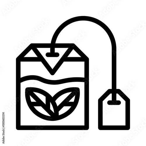 Tea Bag line icon