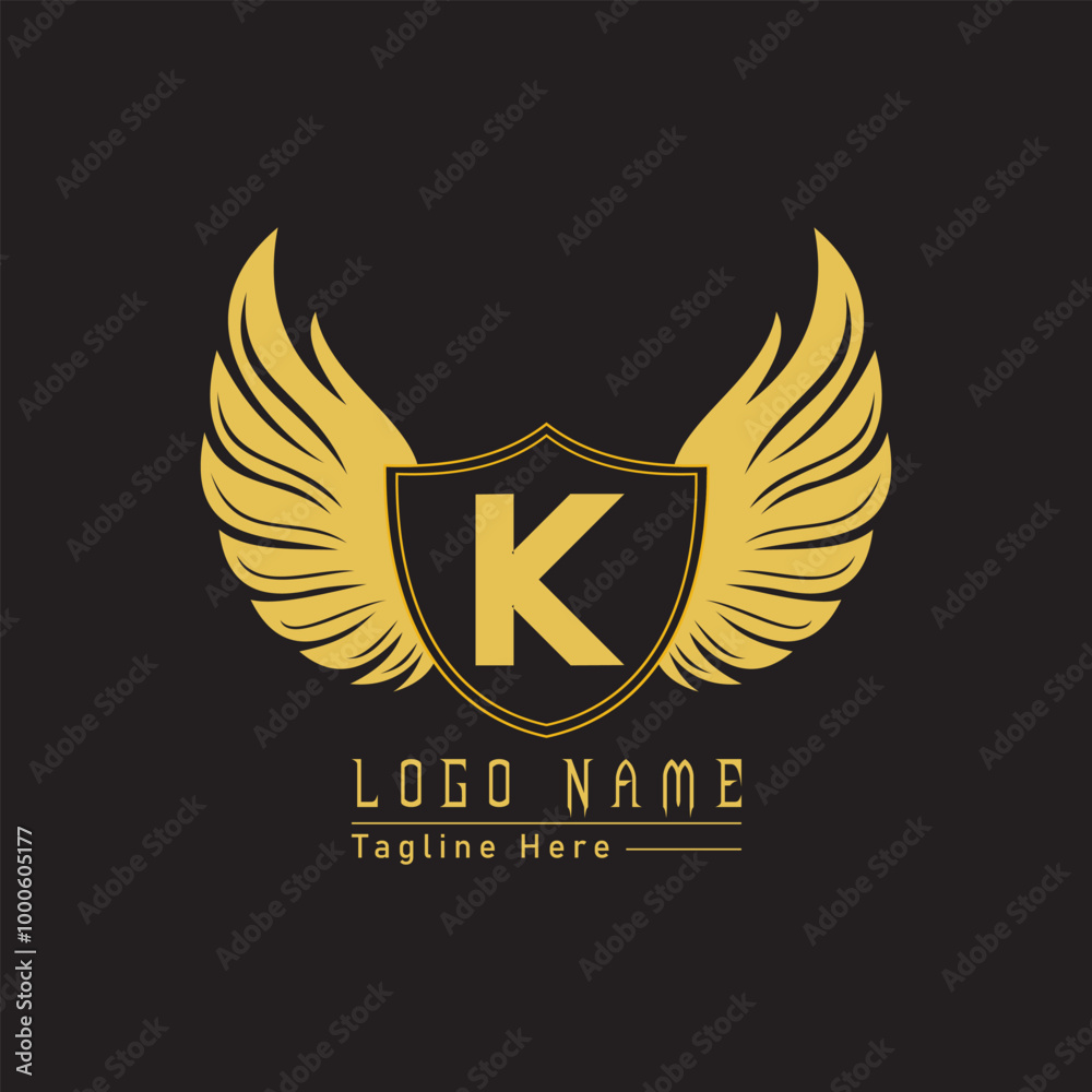 Fototapeta premium Phoenix letter logo design.