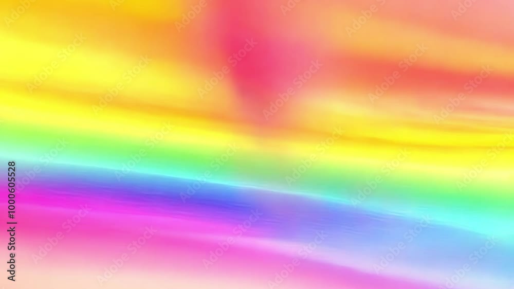 Vibrant Gradient Rainbow Horizon
