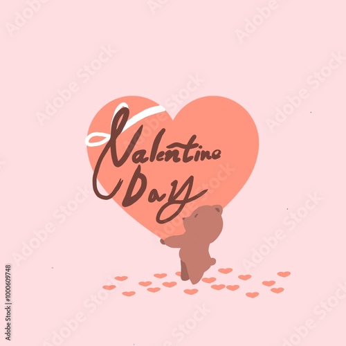 valentine card with heart