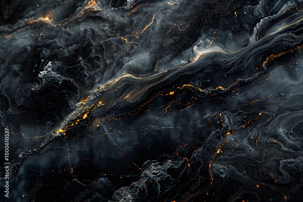 Abstract Black and Gold Marble Texture Abstract Black and Gold Marble Texture