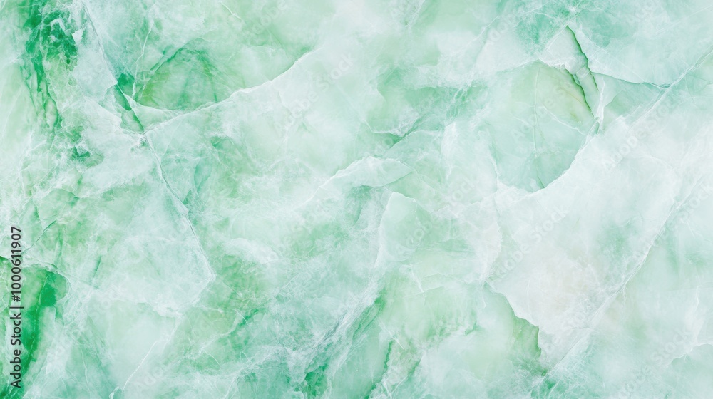 Obraz premium Green Marble Texture Background Natural Stone Pattern Eco Design Element