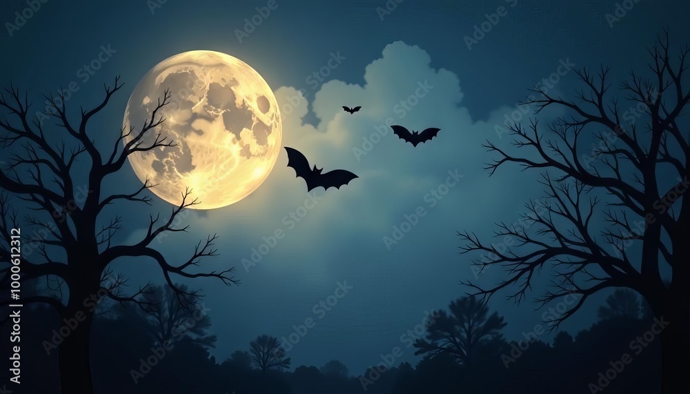 halloween background with bats halloween background with bats