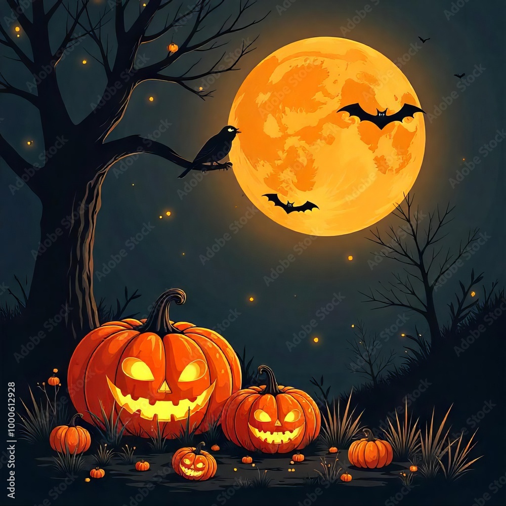 halloween background with pumpkin halloween background with pumpkin