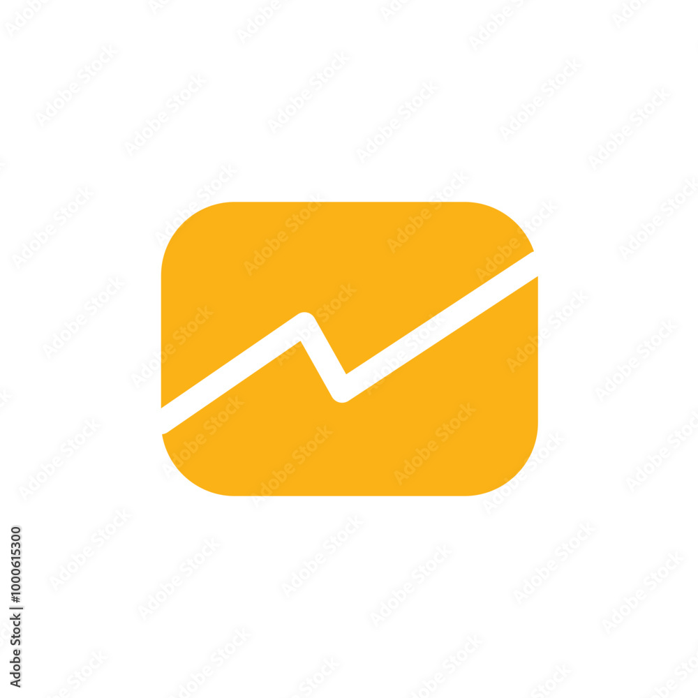 Business finance icon. Flat design style modern illustration concept symbol for web. design elements illustration icon chart graph. business application icon
