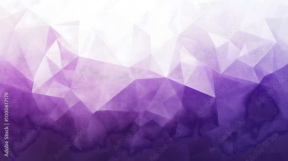 Obraz premium Abstract Purple Polygonal Gradient with Soft Geometric Shapes and Texture_2