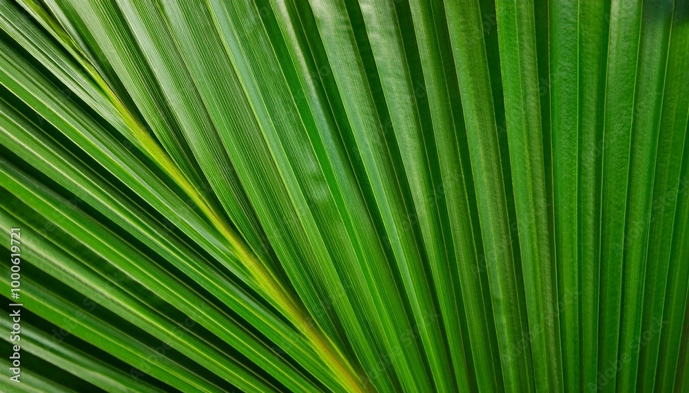 Close-up of a palm leaf Close-up of a palm leaf