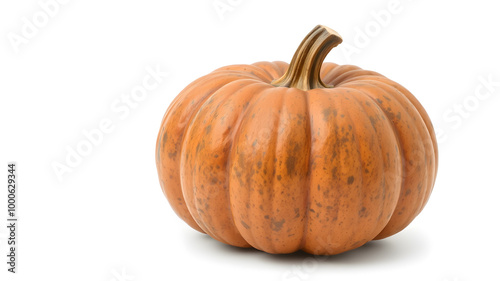 Fresh Pumpkin on White Background