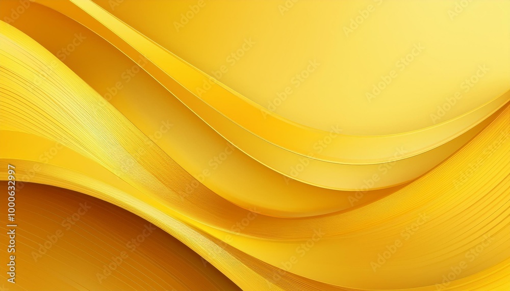 Abstract yellow waves design Abstract yellow waves design