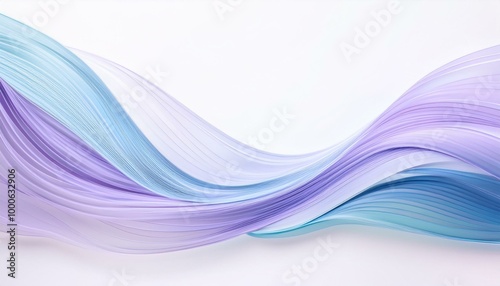 Abstract wave of blue and purple