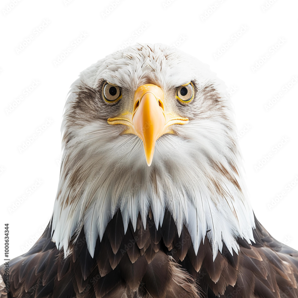 Fierce Eagle Portrait Showcasing Intense Gaze and Majestic Feathers Isolated on Transparent Background. PNG Format” Fierce Eagle Portrait Showcasing Intense Gaze and Majestic Feathers Isolated on Transparent Background. PNG Format”