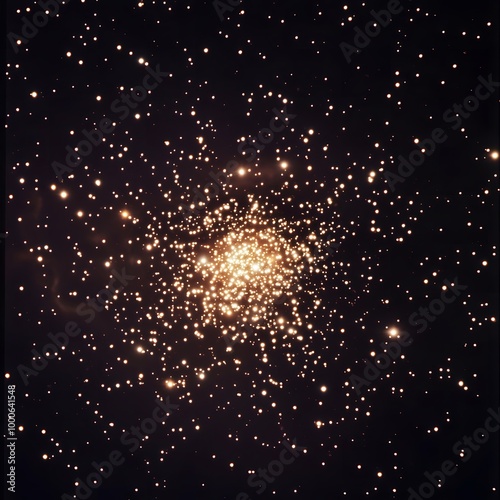 Image of the light of stars in the universe, Beautiful sky and stars.