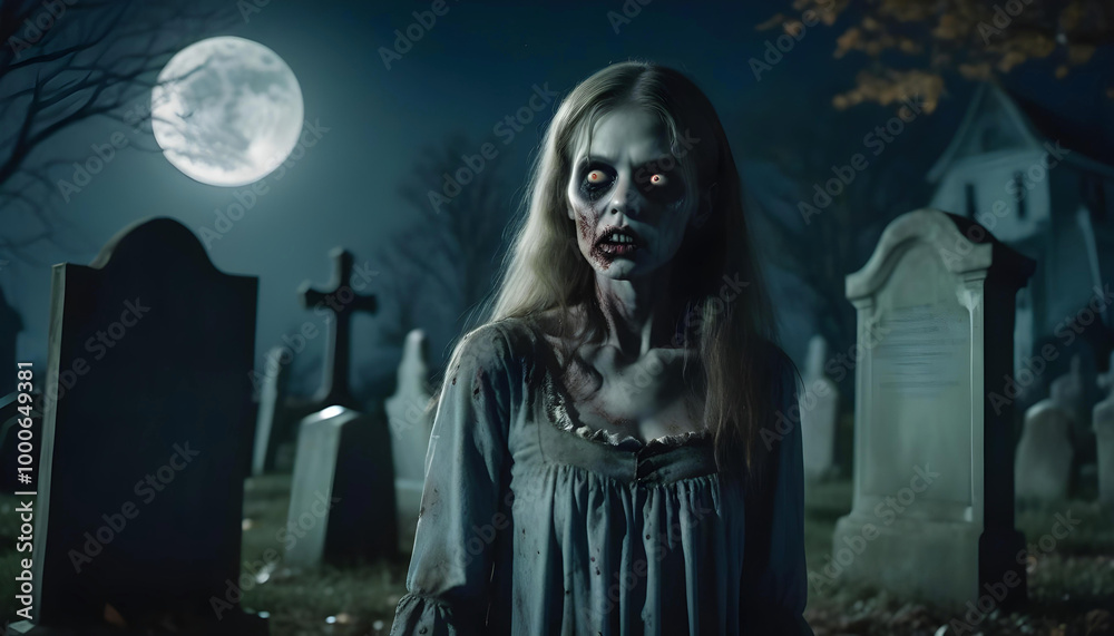 something has appeared with a scary face and the road is stumbling in the middle of the cemetery something has appeared with a scary face and the road is stumbling in the middle of the cemetery