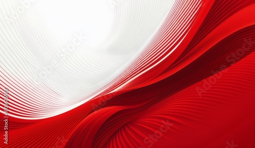a red and white geometric shapes  abstrack background