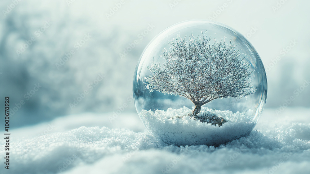 glass ornament containing a vibrant Christmas tree, nestled in a bed of soft snow, captures the essence of holiday spirit, joy, and the warmth of togetherness in a serene winter landscape glass ornament containing a vibrant Christmas tree, nestled in a bed of soft snow, captures the essence of holiday spirit, joy, and the warmth of togetherness in a serene winter landscape