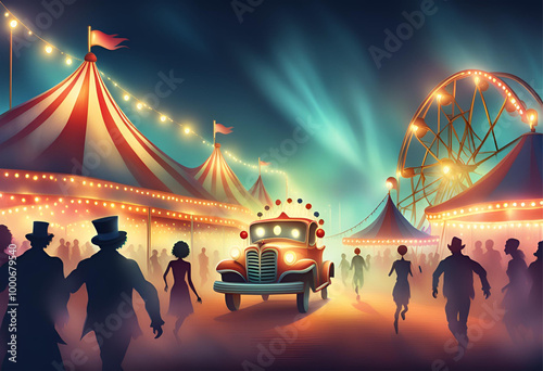 people in the circus