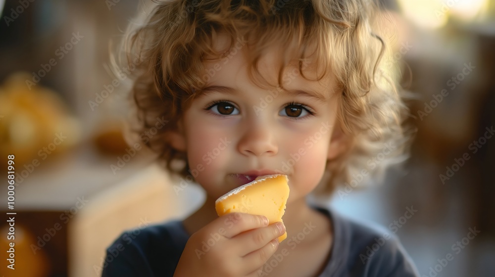 A Hungry Toddler Enjoying a Healthy Snack: A Cute Little Boy Eating Fresh Fruit with Joyful Eyes, Celebrating Childhood Nutrition and the Delight of Tasty Meals in His Lifestyle A Hungry Toddler Enjoying a Healthy Snack: A Cute Little Boy Eating Fresh Fruit with Joyful Eyes, Celebrating Childhood Nutrition and the Delight of Tasty Meals in His Lifestyle