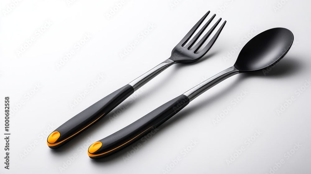 Modern Black and Yellow Kitchen Utensils Modern Black and Yellow Kitchen Utensils