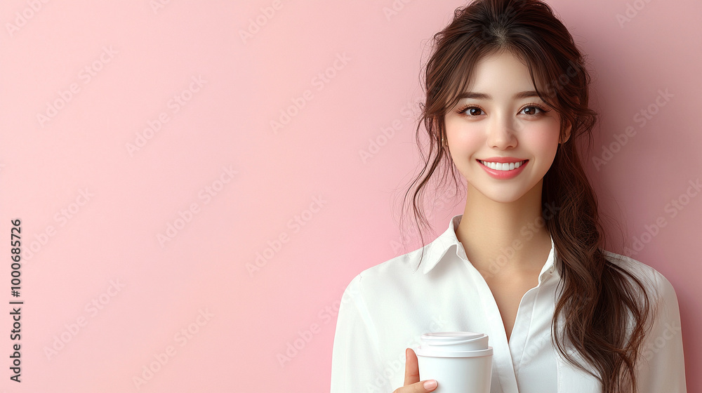 beautiful woman smiling warmly as she applies facial cream, symbolizing self-care, beauty, and confidence. The serene expression and gentle application suggest relaxation and personal wellness beautiful woman smiling warmly as she applies facial cream, symbolizing self-care, beauty, and confidence. The serene expression and gentle application suggest relaxation and personal wellness
