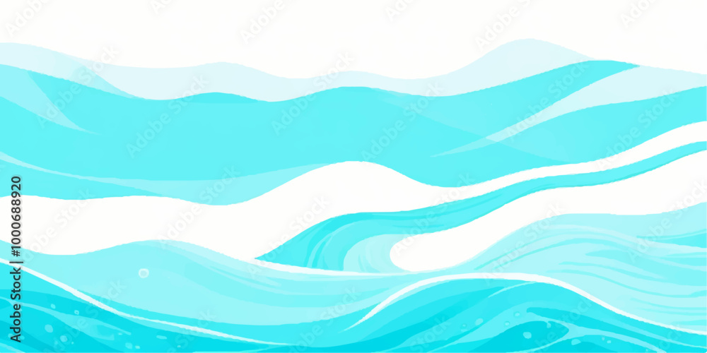Transparent abstract soft green and blue abstract water color ocean wave texture background. Banner Graphic Resource as background for ocean wave and water wave abstract graphics Transparent abstract soft green and blue abstract water color ocean wave texture background. Banner Graphic Resource as background for ocean wave and water wave abstract graphics