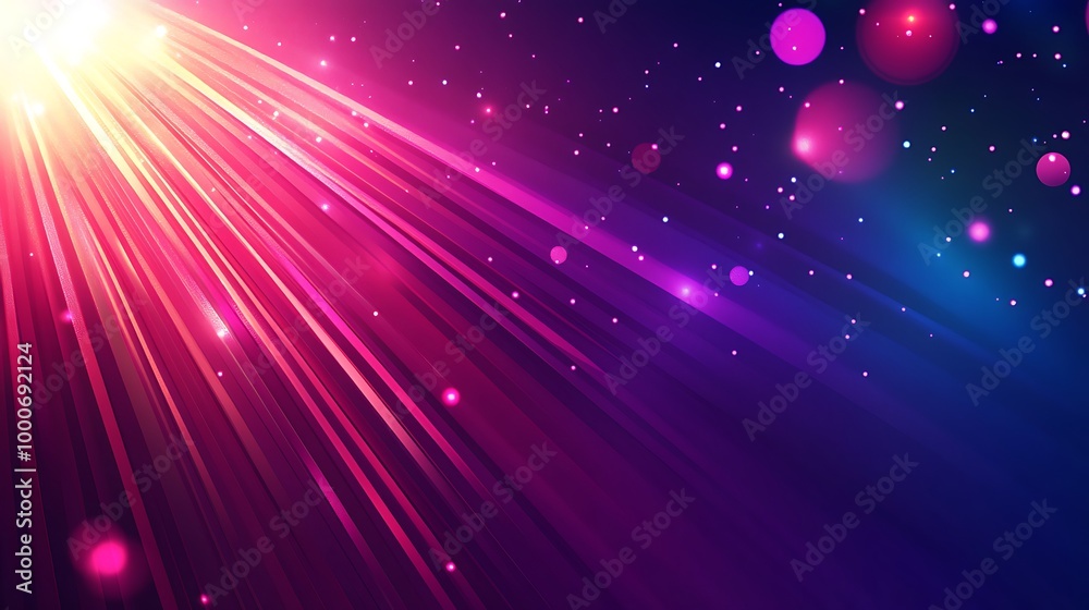 Abstract background with pink and blue lights, sparkles and blur. Abstract background with pink and blue lights, sparkles and blur.
