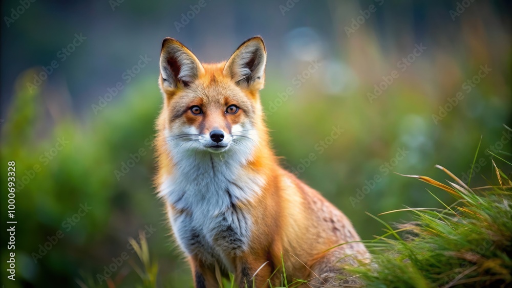 Red fox vulpes in a natural habitat , Wildlife, animal, mammal, fur, forest, predator, hunting, outdoors, nature Red fox vulpes in a natural habitat , Wildlife, animal, mammal, fur, forest, predator, hunting, outdoors, nature