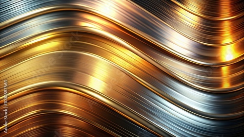 Abstract background with shiny metallic textures and glossy surfaces, metallic, abstract,background, texture, glossy