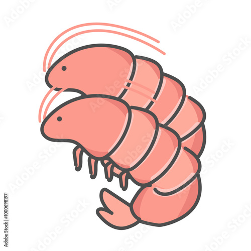 海老　イラスト