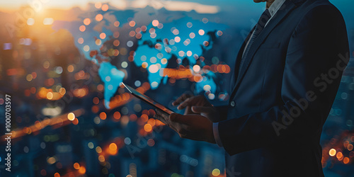 Real-time analytics help track market trends and economic shifts.
 Remote access to global networks enables efficient international decision-making.