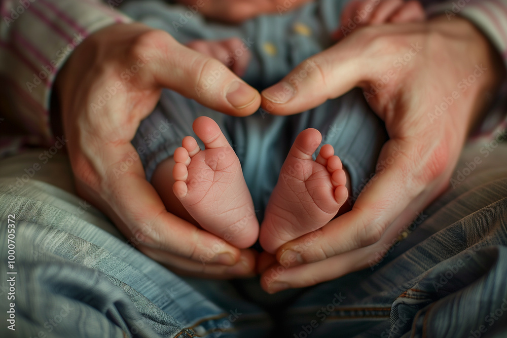 A Tender Moment Captured Between Parent and Child