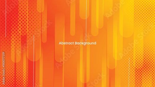 orange abstract geometric background. modern shape concept and design banner, background product