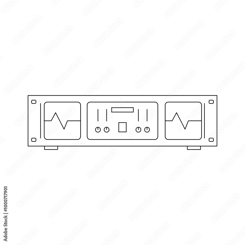 Icon Digital Power amplifier field Icons Icon Digital Power amplifier field Icons
