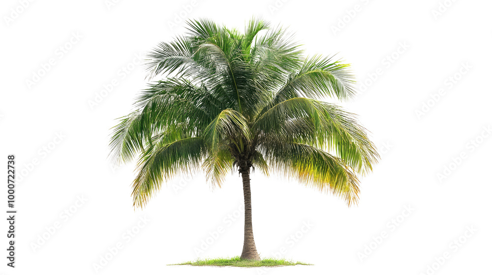 Obraz premium palm tree isolated on white background
