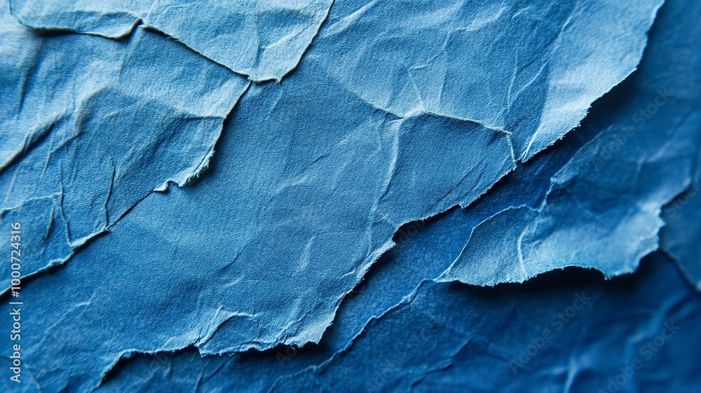 custom made wallpaper toronto digitalMacro Shot of Handmade Blue Paper Texture .generative ai