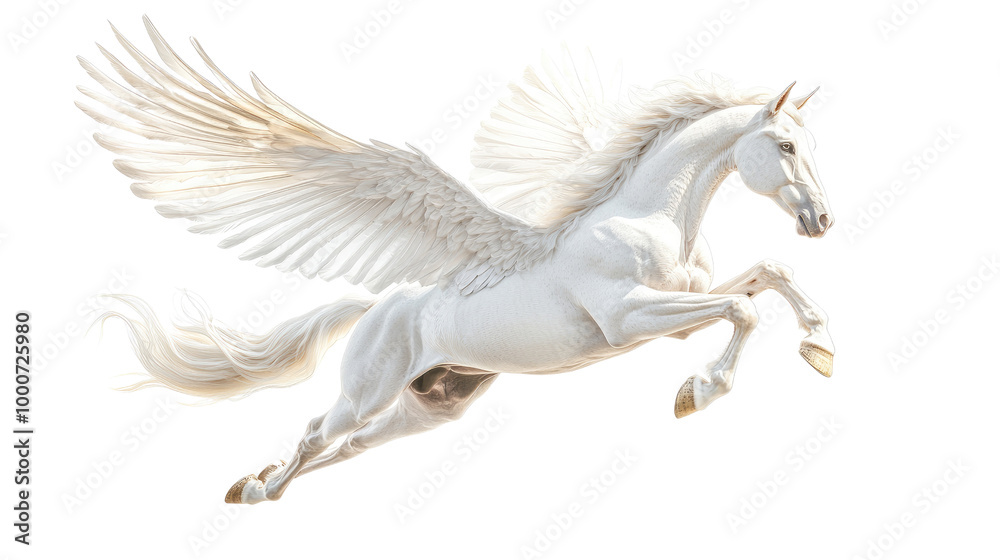 horse runs gallop isolated on white background horse runs gallop isolated on white background