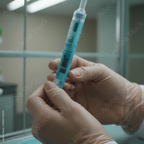 someone is holding a syet in their hand in a hospital photo