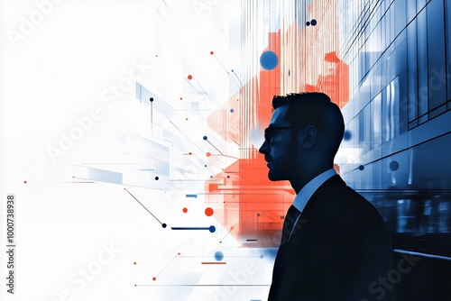 Navigating the Information Age 情報時代 generated by AI