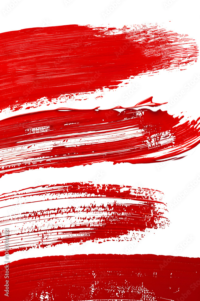 Red brush stroke underline Red brush stroke underline