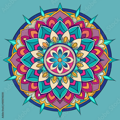Detailed Mandala Laser Cut Pattern