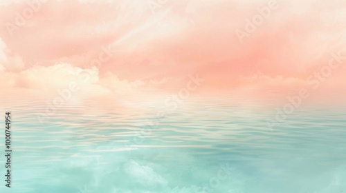 Soft pastel gradient featuring gentle shades of peach and mint, blending seamlessly for a fresh and delicate aesthetic