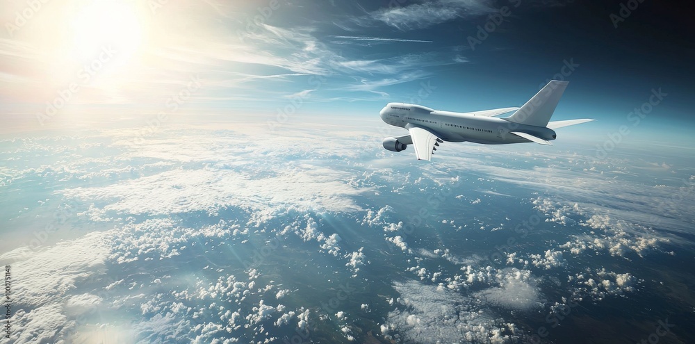 Stratospheric Flight: Jet Plane Cutting Through the Sky
Stratospheric Flight: Jet Plane Cutting Through the Sky