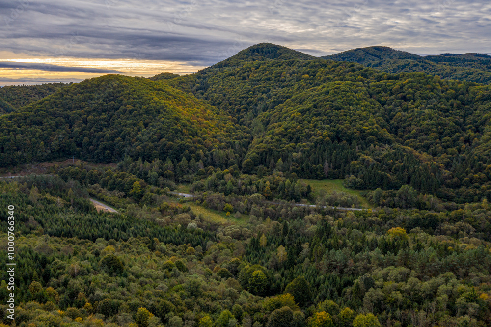 Fototapeta premium Małopolska, Poland, Góry Leluchowskie,