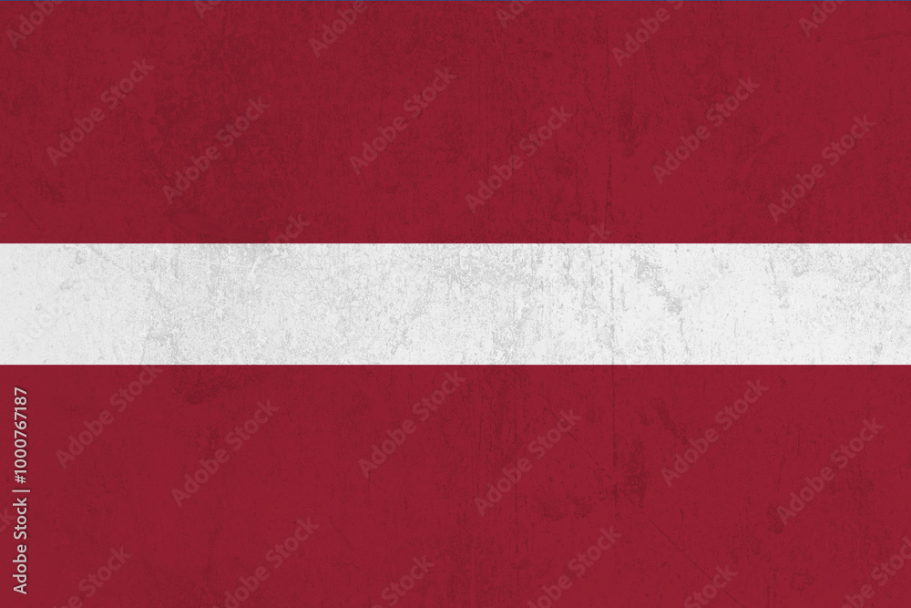 Colors of the Latvian flag with a grunge layer Colors of the Latvian flag with a grunge layer