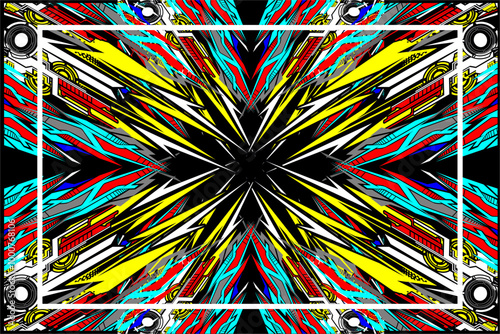 design vector background abstract racing, wrap car, decal car, abstract concept