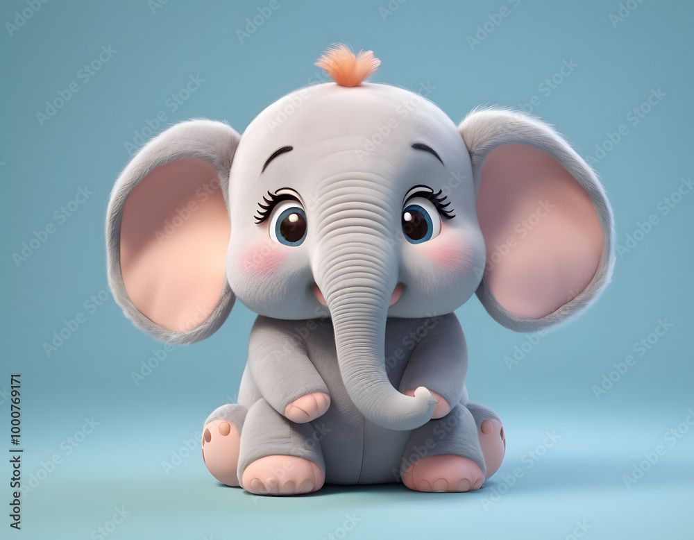 Cute elephant  toy for babies