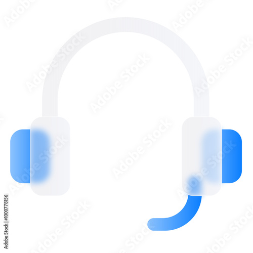 Headphone Business and Technology Infographic Presentation Template Glasmorphism Svg Eps Png